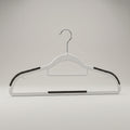 White Clothes Hanger Set of 10 by Zodiya