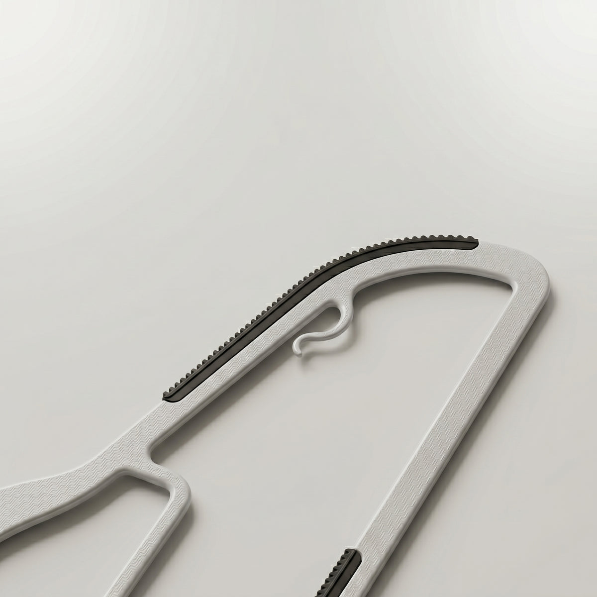 White Clothes Hanger Set of 10 by Zodiya