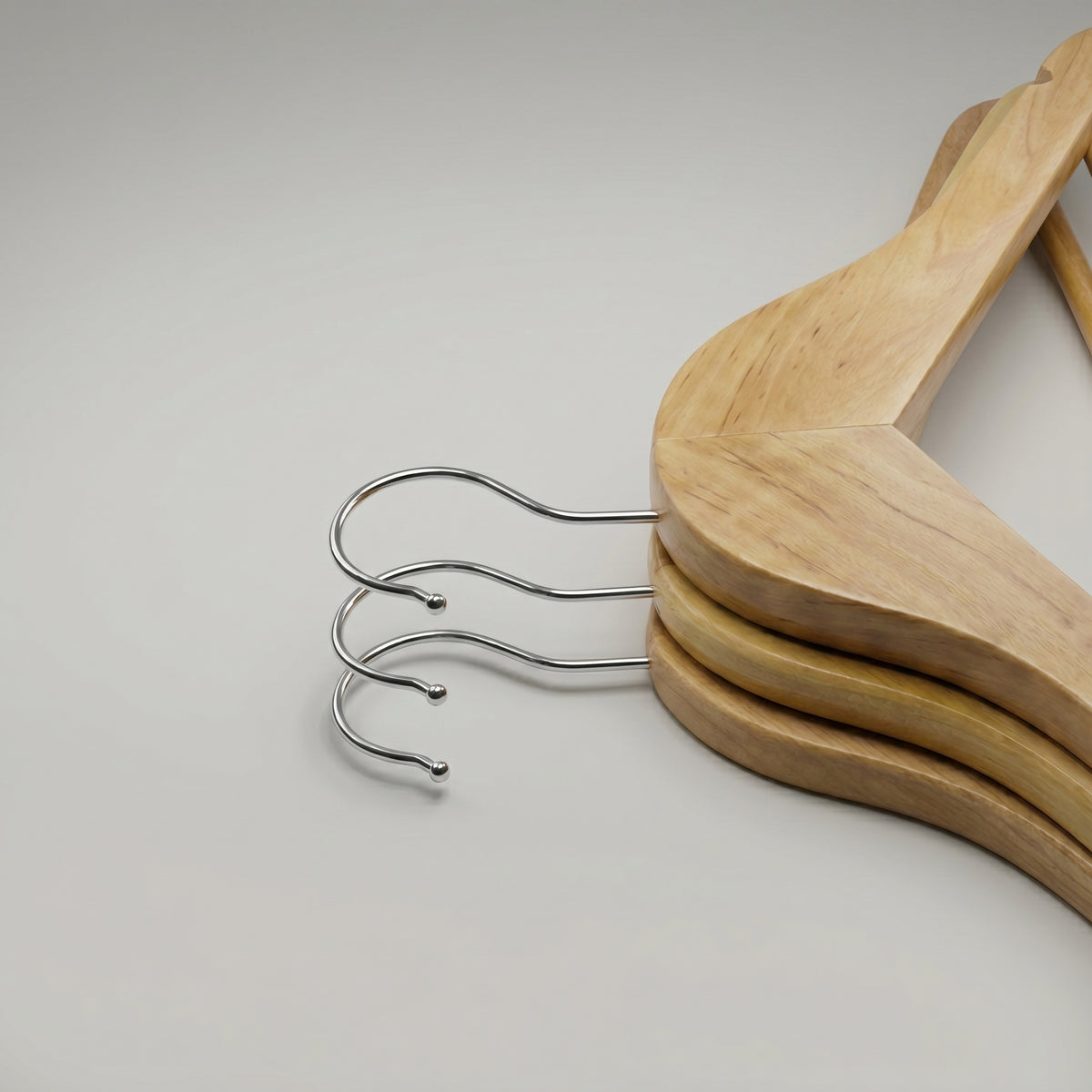 Wooden Clothes Hanger Set of 3 by Zodiya