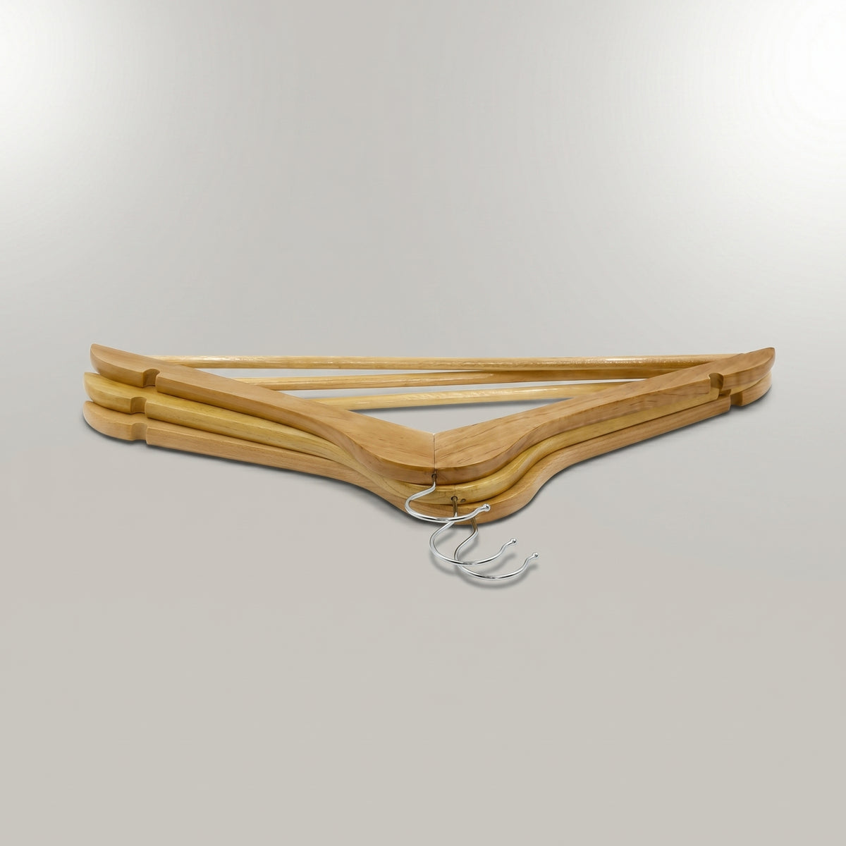 Wooden Clothes Hanger Set of 3 by Zodiya