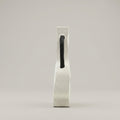 White Ceramic Flower Vase with Handles By Zodiya