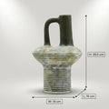 Black Ceramic Flower Vase by Zodiya