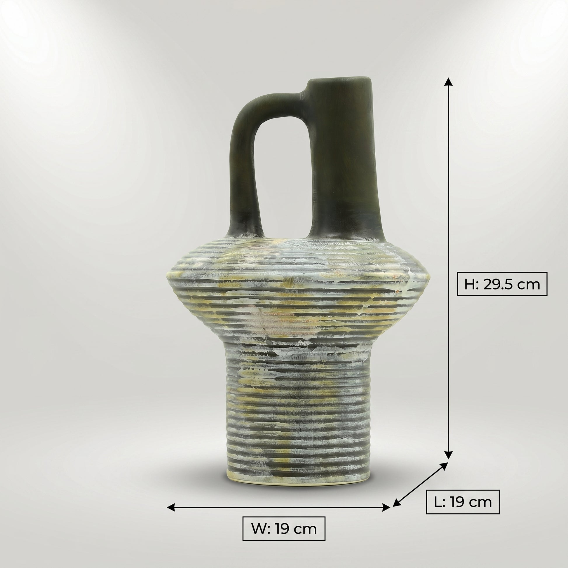 Black Ceramic Vase by Zodiya-2