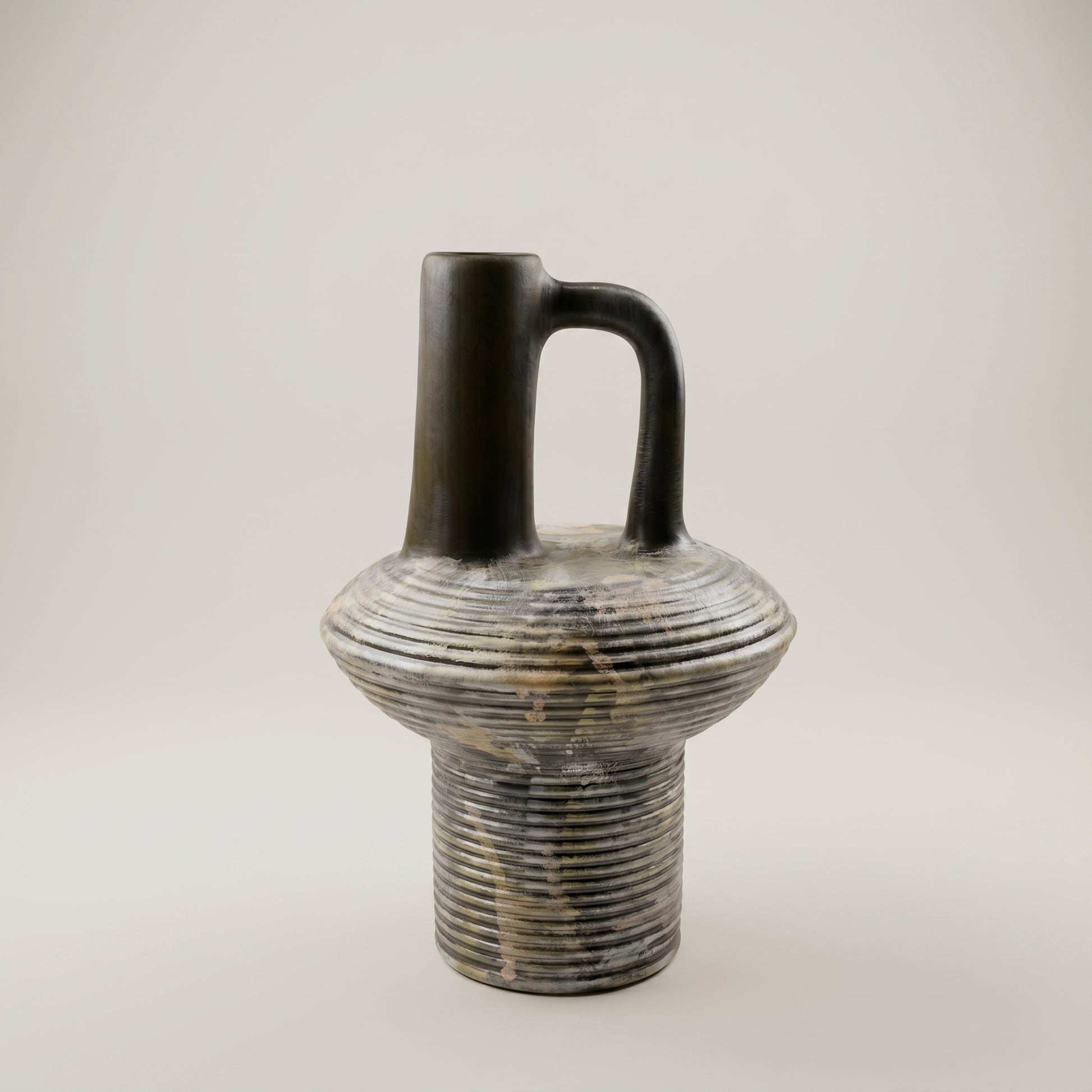 Black Ceramic Vase by Zodiya-3