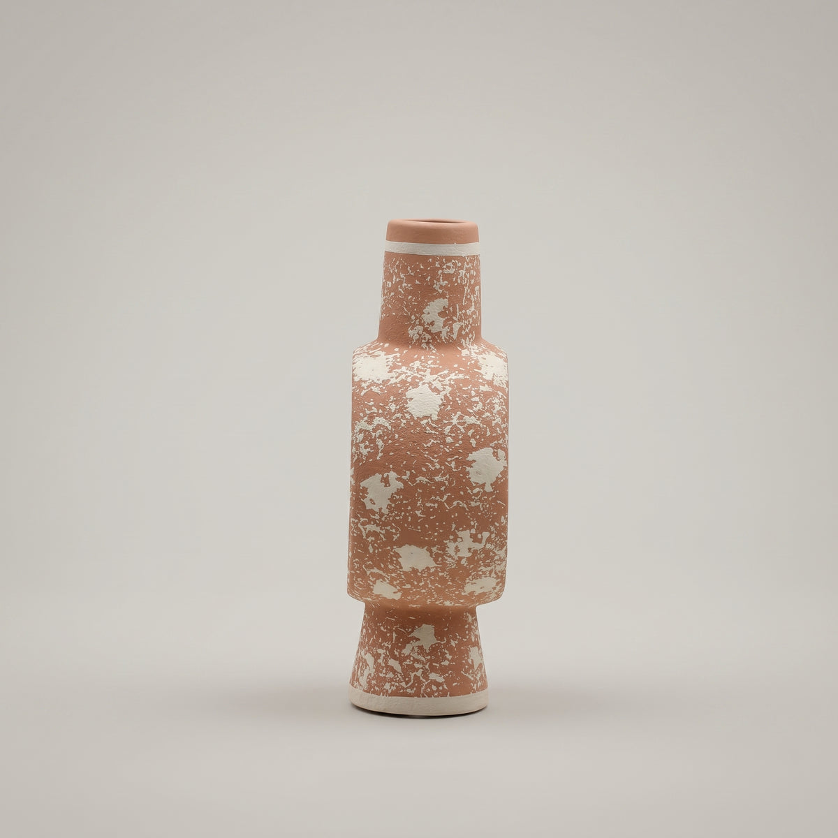 Terracotta Ring Ceramic Vase By Zodiya