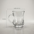 Glass Cup Set Of 6 By Zodiya
