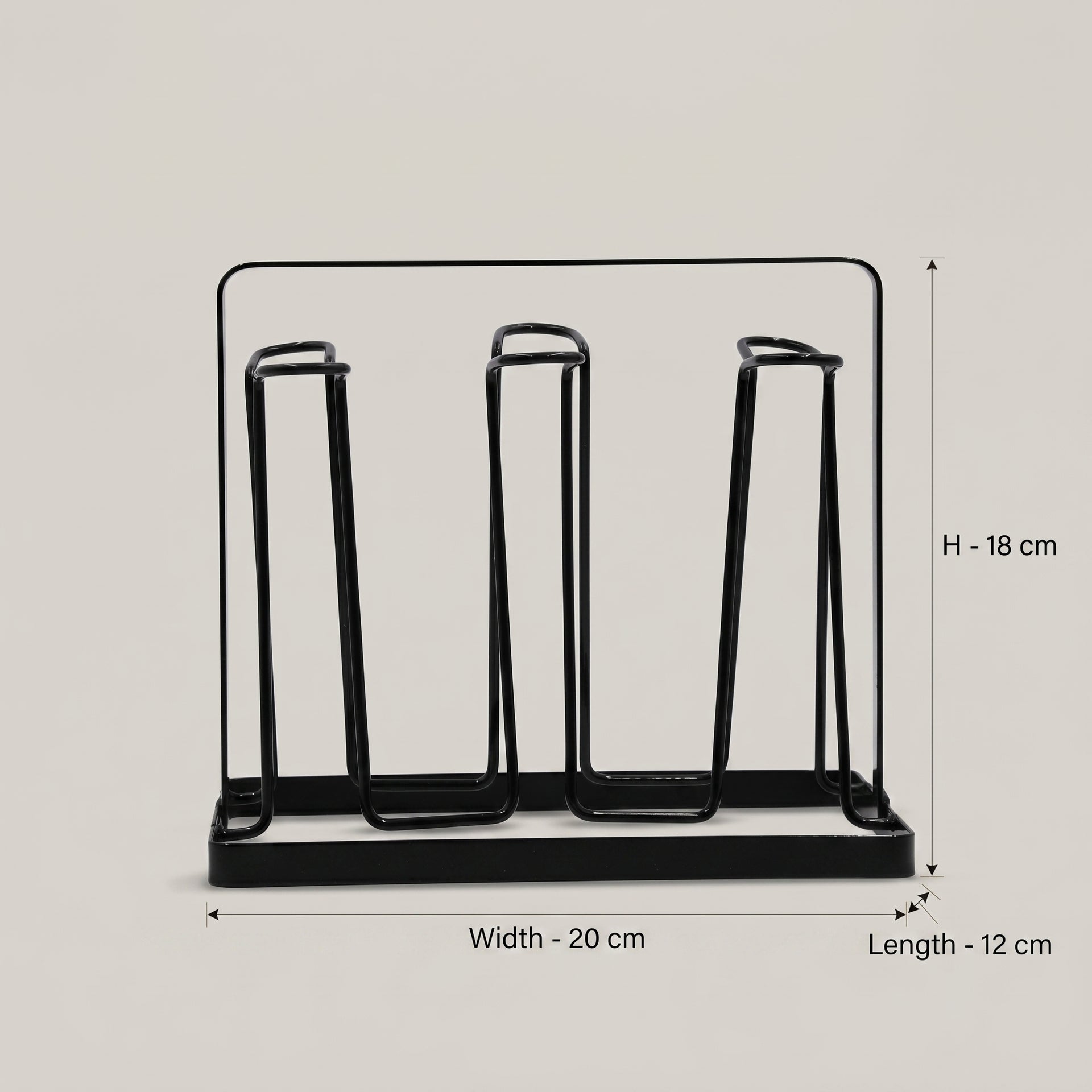 Metal Glass Holder By Zodiya