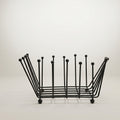 Black Counter Top Organiser Basket by Zodiya