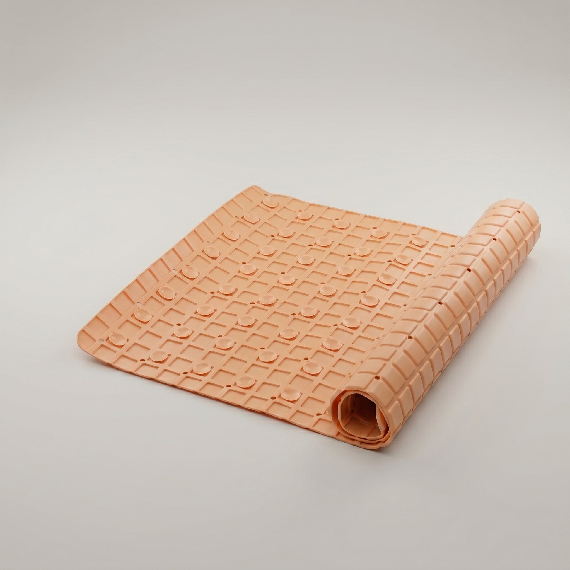 Orange Anti Slip Bath Mat By Zodiya-3