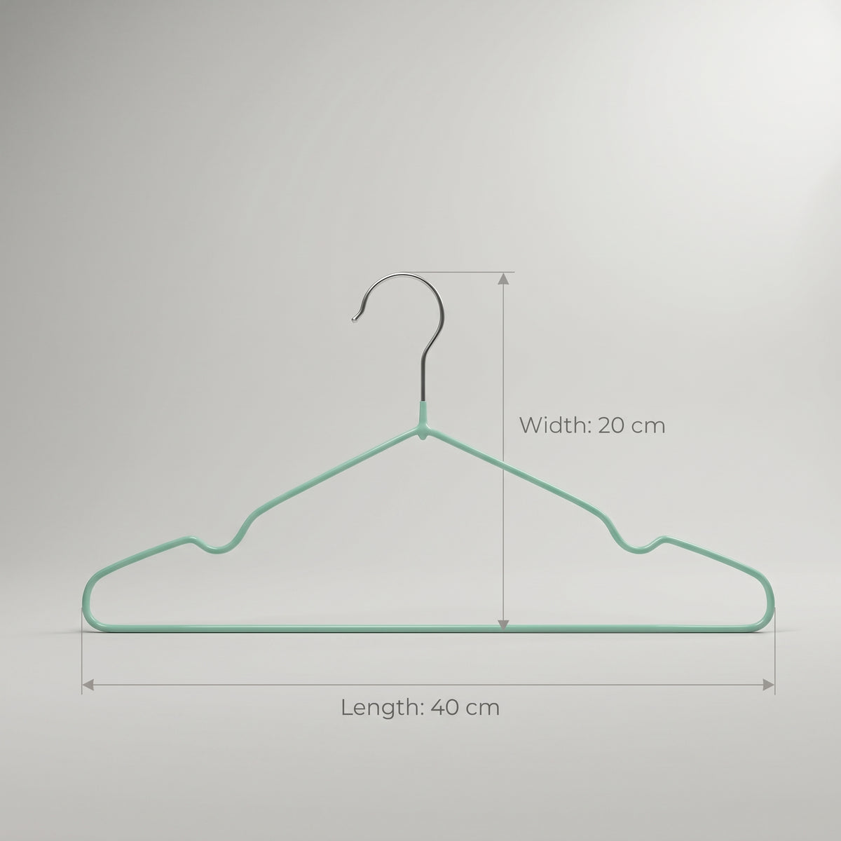 Green Metal Cloth Hanger By Zodiya