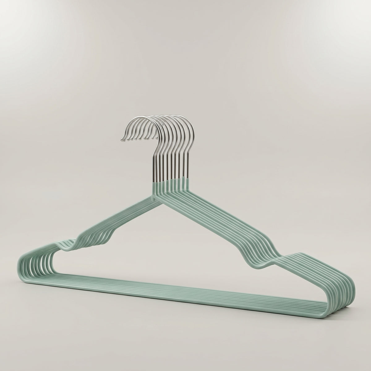 Green Metal Cloth Hanger By Zodiya