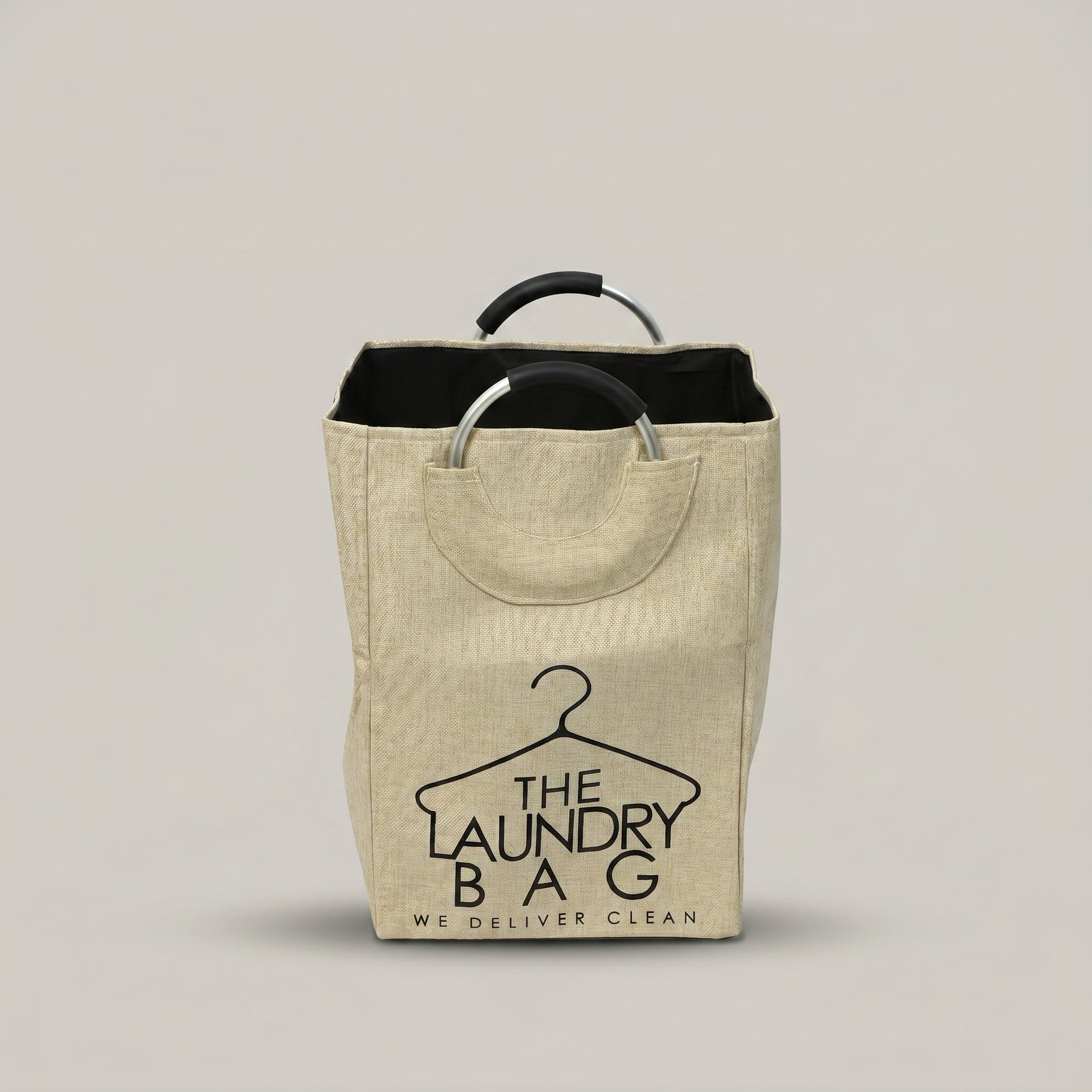 Plastic Open Top Laundry Bag By Zodiya