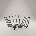 Black Counter Top Organiser Basket by Zodiya