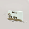 Wooden Welcome Decor By Zodiya