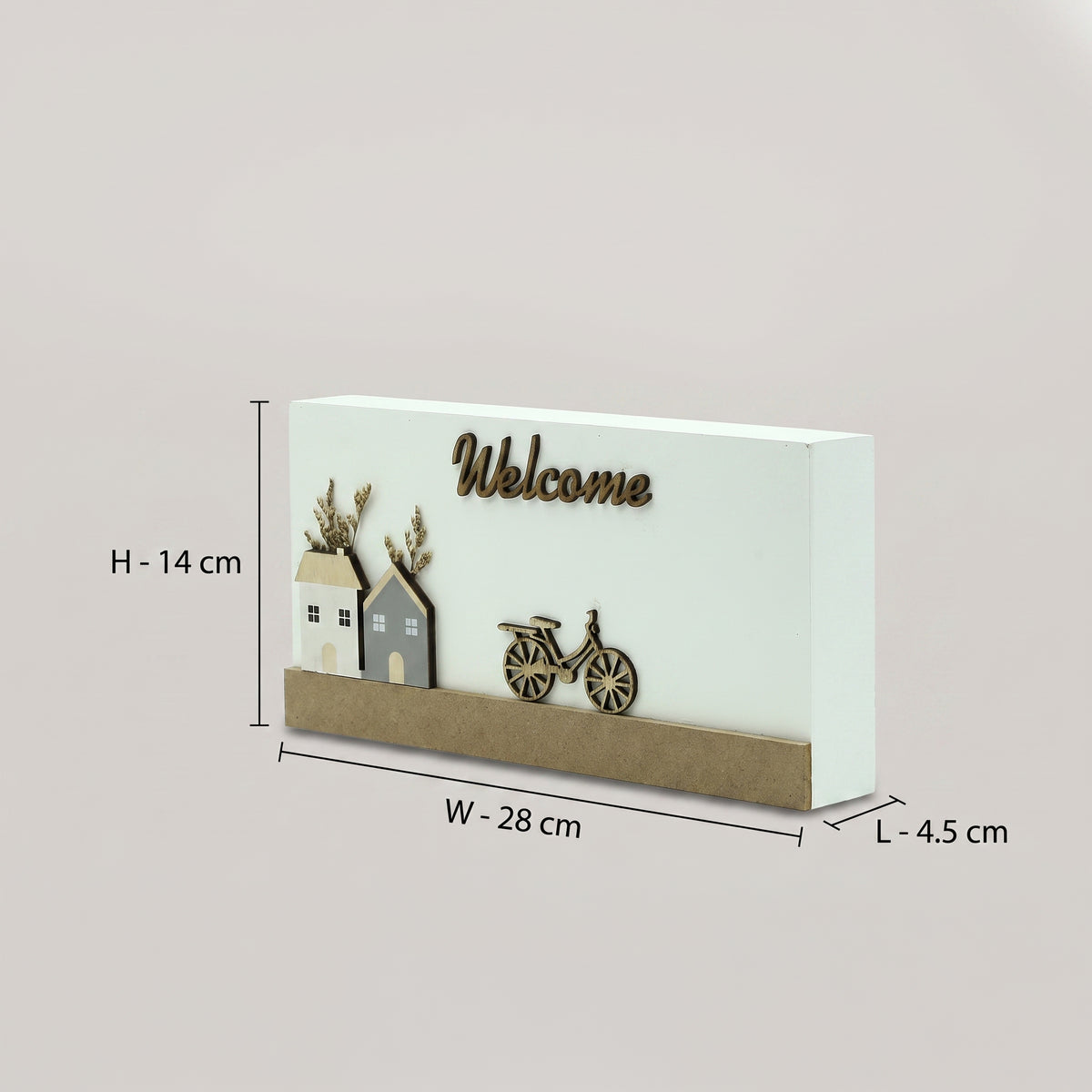 Wooden Welcome Decor By Zodiya