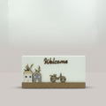 Wooden Welcome Decor By Zodiya