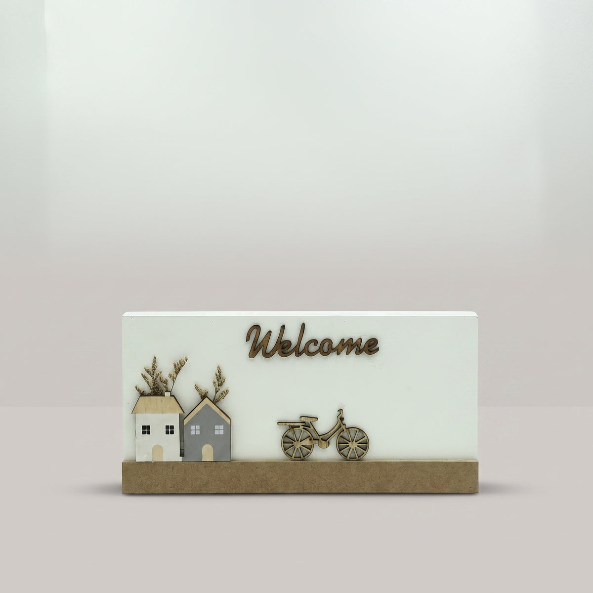 Wooden Welcome Decor By Zodiya