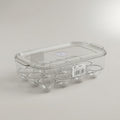 Clear Plastic Egg Storage Box with Lid by Zodiya