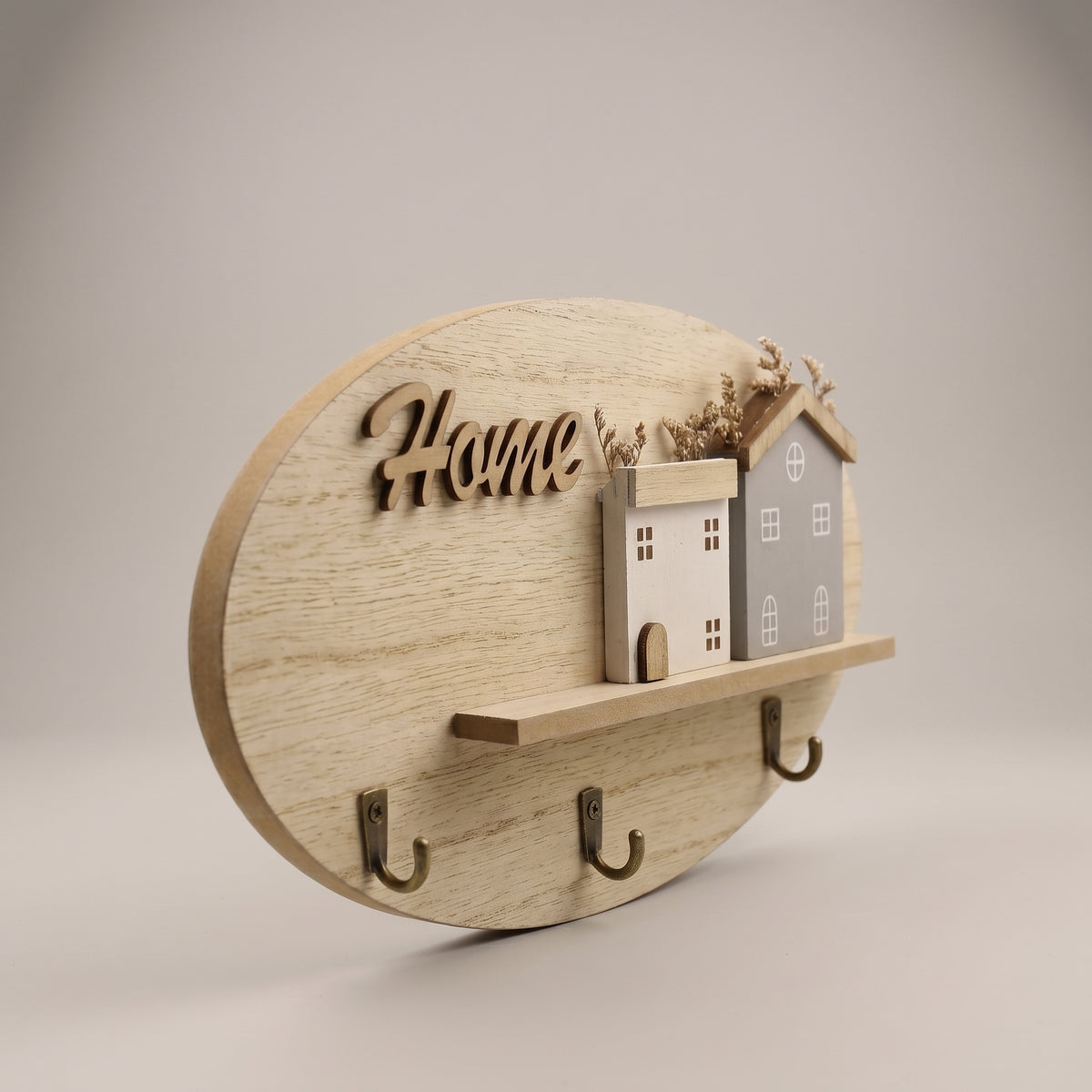 Hanging Wooden Key Holder By Zodiya