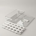 Clear Plastic Egg Storage Box by Zodiya