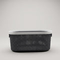 Black Multipurpose Organiser Basket by Zodiya