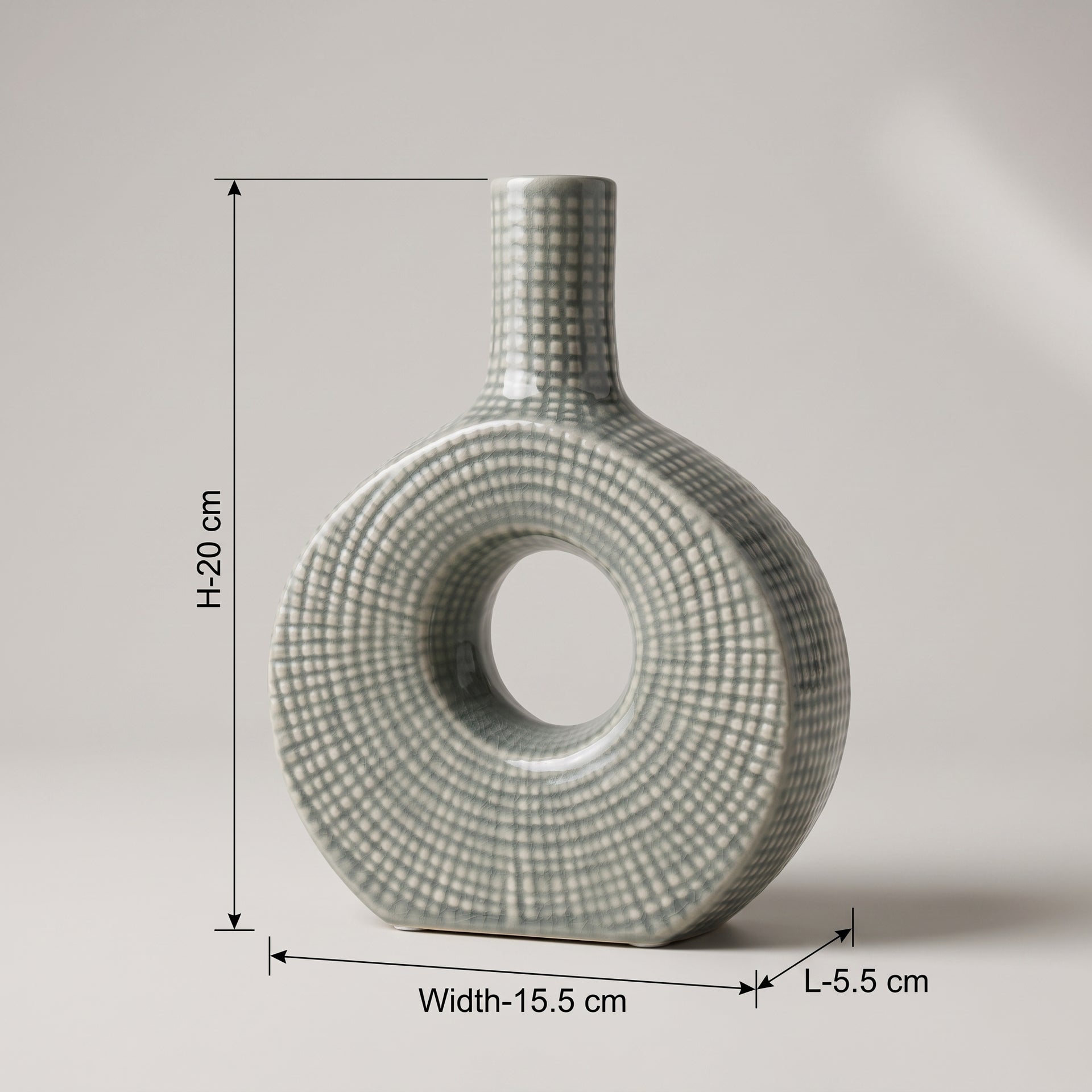 Ceramic Flower Vase By Zodiya