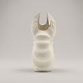 Off-white Shell Ceramic Vase By Zodiya