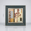 Grey Botanical Mixed Media Wall Frame By Zodiya