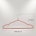 Grey Metal Clothes Hanger Set Of 5 By Zodiya