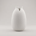 White Tulip Ceramic Flower Vase By Zodiya
