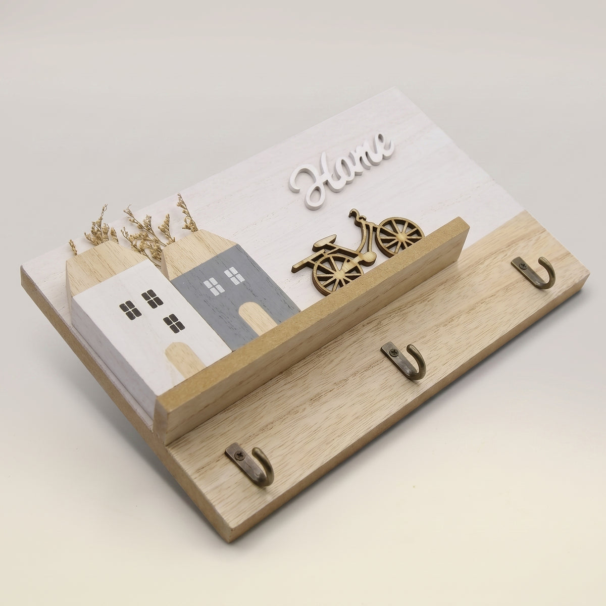 Square Wooden Key Holder By Zodiya