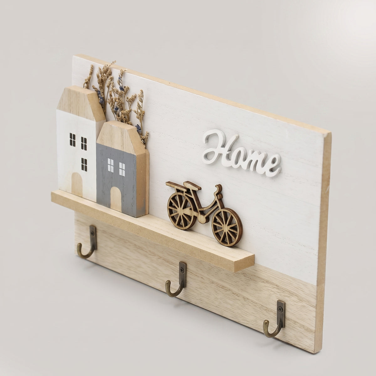 Square Wooden Key Holder By Zodiya