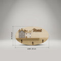 Hanging Wooden Key Holder By Zodiya