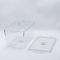 Food Storage Organiser Box ( Ribbed Bottom, Lid ) By Zodiya