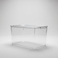 Food Storage Organiser Box ( Ribbed Bottom, Lid ) By Zodiya