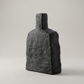 Black Stone Ceramic Flower Vase By Zodiya