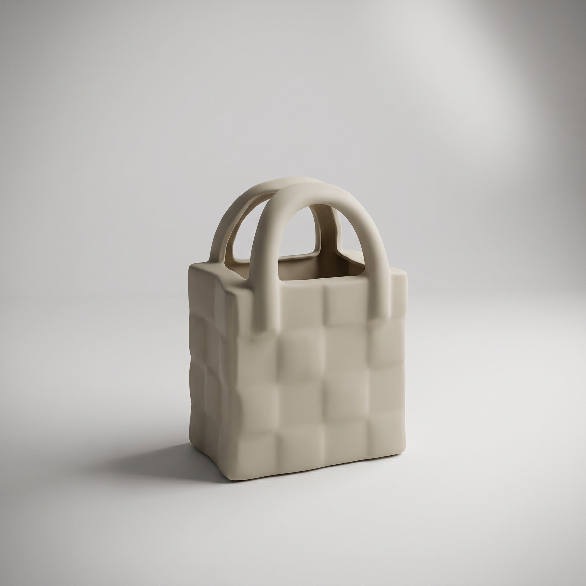 Dusky Grey Ceramic Decor Bag By Zodiya-7