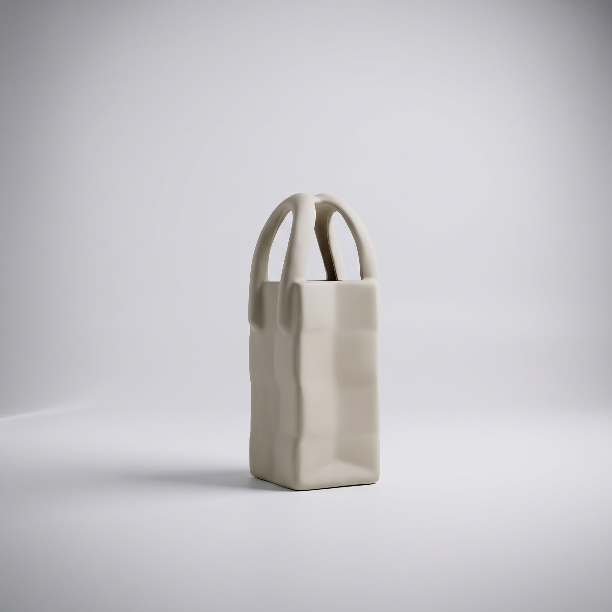 Dusky Grey Ceramic Decor Bag By Zodiya-4