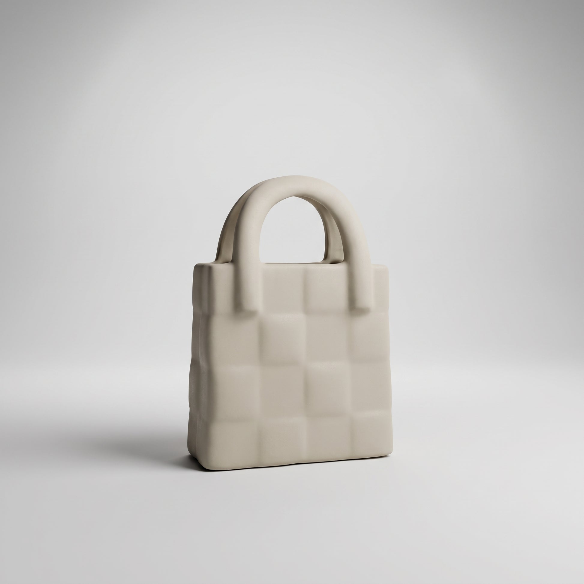 Dusky Grey Ceramic Decor Bag By Zodiya-5