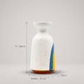 White Rainbow Ceramic Flower Vase By Zodiya