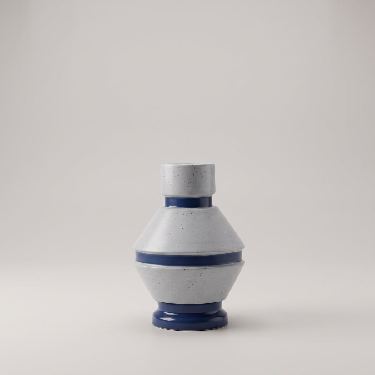 Blue Ceramic Flower Vase By Zodiya