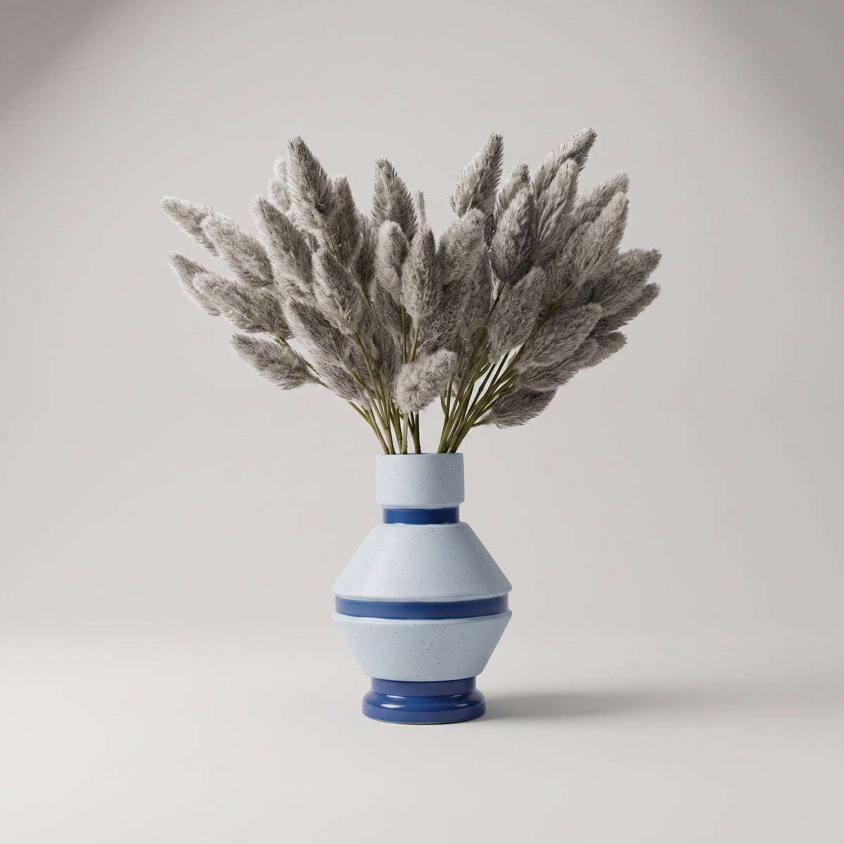 Blue Ceramic Flower Vase By Zodiya
