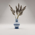 Blue Ceramic Flower Vase (Large) By Zodiya