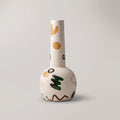 White Painted Ceramic Flower Vase By Zodiya