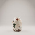 White Painted Ceramic Flower Vase (small) By Zodiya
