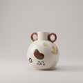 Brown Ceramic Flower Vase By Zodiya