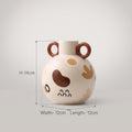 Brown Ceramic Flower Vase By Zodiya