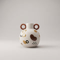 Brown Ceramic Flower Vase By Zodiya