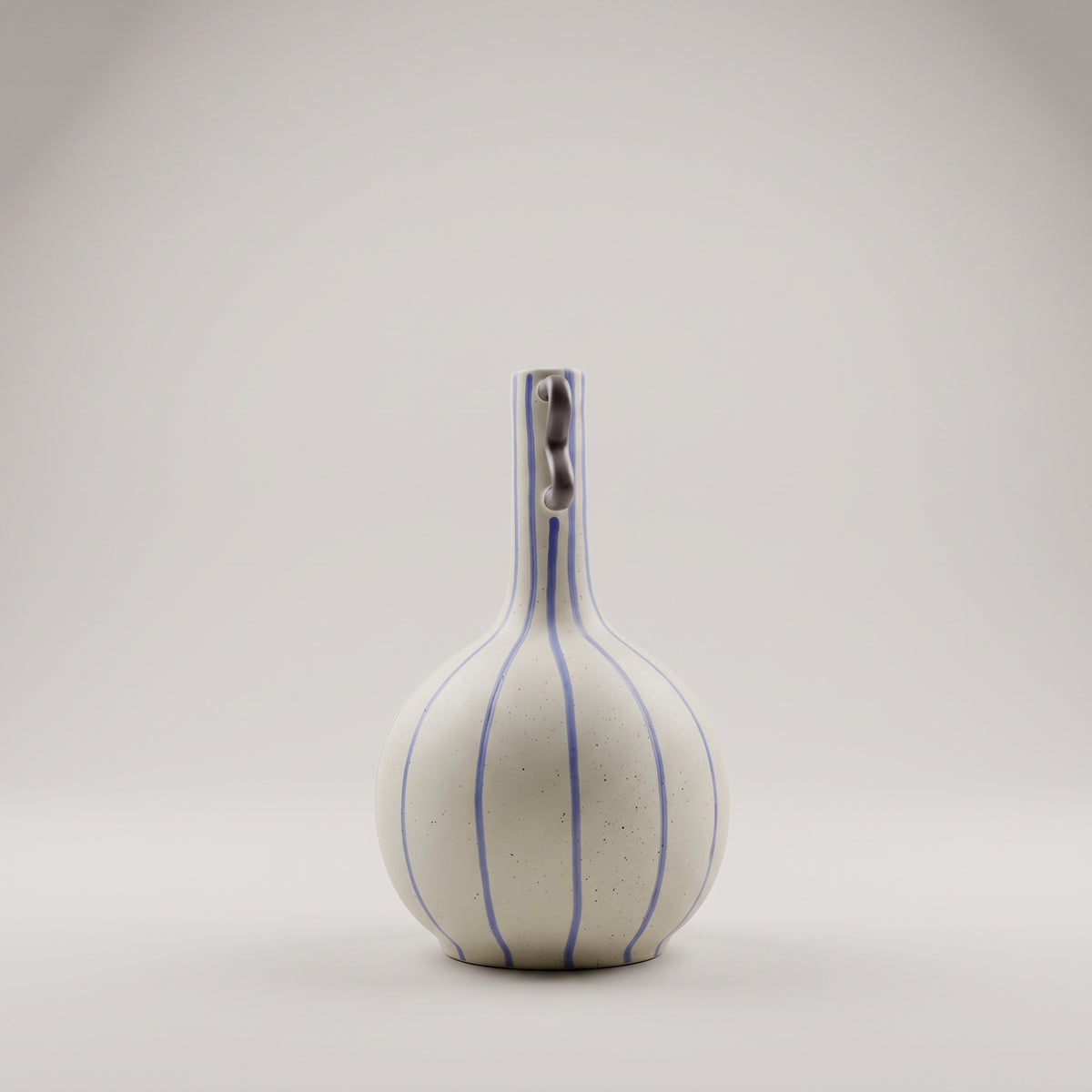 Blue And Cream Ceramic Flower Vase By Zodiya