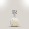Blue And Cream Ceramic Flower Vase By Zodiya